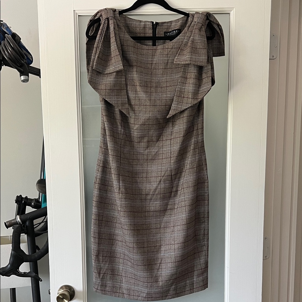 Laundry By Shelli Segal Plaid Midi Dress